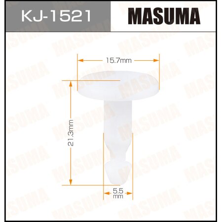 Retainer clip Masuma plastic, KJ-1521