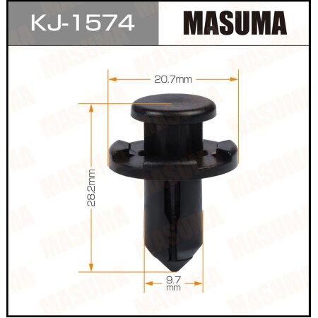 Retainer clip Masuma plastic, KJ-1574