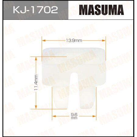 Retainer clip Masuma plastic, KJ-1702