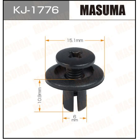 Retainer clip Masuma plastic, KJ-1776