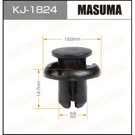 Retainer clip Masuma plastic, KJ-1824