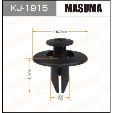 Retainer clip Masuma plastic, KJ-1915