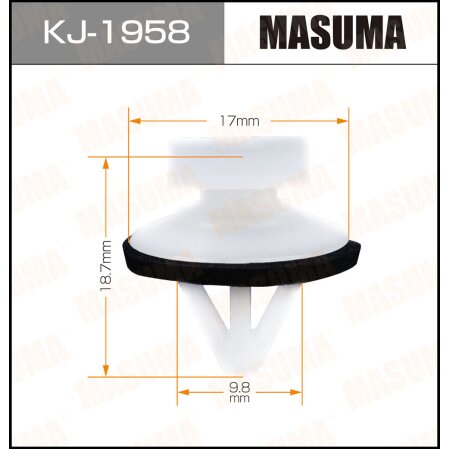 Retainer clip Masuma plastic, KJ-1958