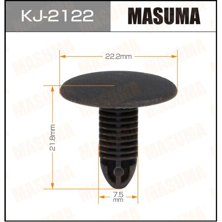 Retainer clip Masuma plastic, KJ-2122