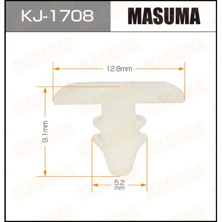 Retainer clip Masuma plastic, KJ-1708