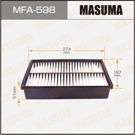 Air filter Masuma, MFA-598