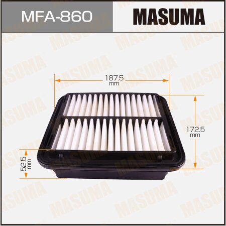 Air filter Masuma, MFA-860