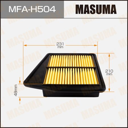 Air filter Masuma, MFA-H504