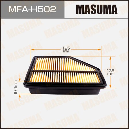 Air filter Masuma, MFA-H502