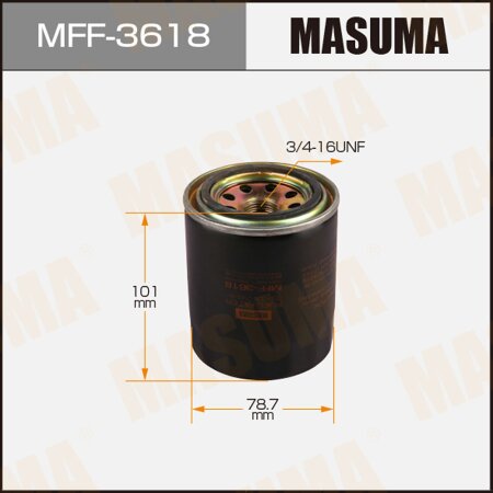 Fuel filter Masuma, MFF-3618