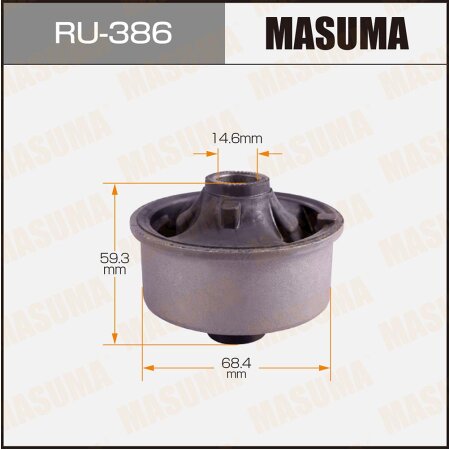 Silent block suspension bush Masuma, RU-386