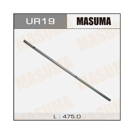 Rubber strip for framed wiper blade Masuma, 6mm, UR-19