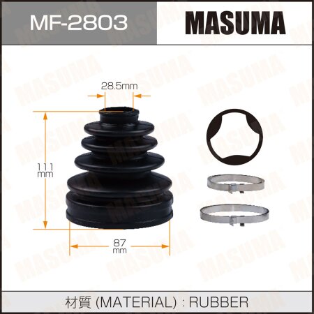 CV Joint boot Masuma (rubber), MF-2803