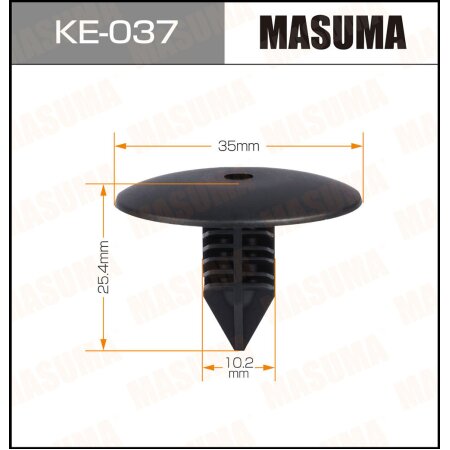 Retainer clip Masuma plastic, KE-037