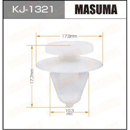 Retainer clip Masuma plastic, KJ-1321