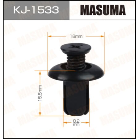 Retainer clip Masuma plastic, KJ-1533