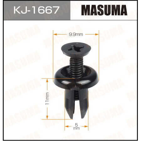 Retainer clip Masuma plastic, KJ-1667