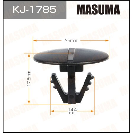 Retainer clip Masuma plastic, KJ-1785