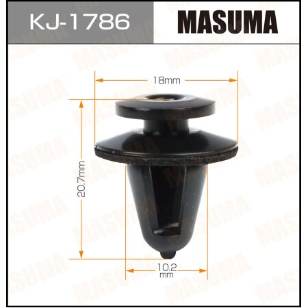 Retainer clip Masuma plastic, KJ-1786