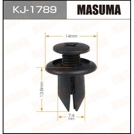 Retainer clip Masuma plastic, KJ-1789