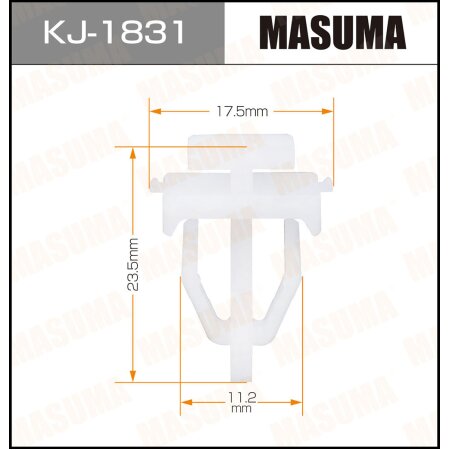 Retainer clip Masuma plastic, KJ-1831