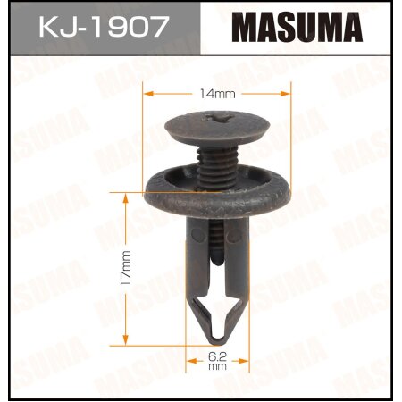 Retainer clip Masuma plastic, KJ-1907