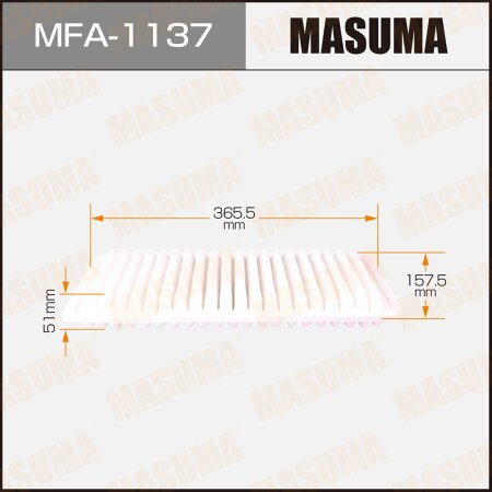 Air filter Masuma, MFA-1137