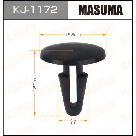 Retainer clip Masuma plastic, KJ-1172