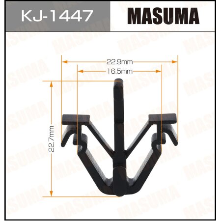 Retainer clip Masuma plastic, KJ-1447