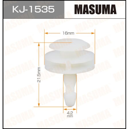 Retainer clip Masuma plastic, KJ-1535