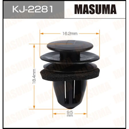 Retainer clip Masuma plastic, KJ-2281