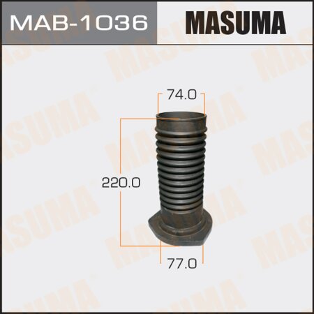 Shock absorber boot Masuma (rubber), MAB-1036