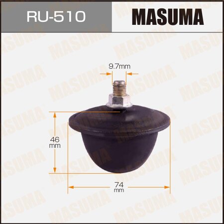 Rubber bump stop Masuma, RU-510