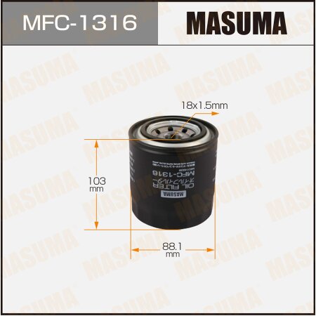 Oil filter Masuma, MFC-1316