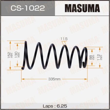 Coil spring Masuma, CS-1022