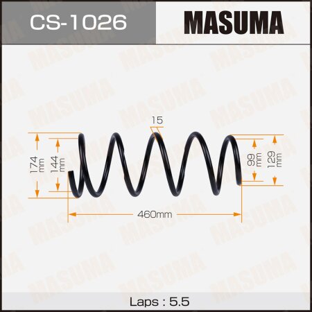 Coil spring Masuma, CS-1026