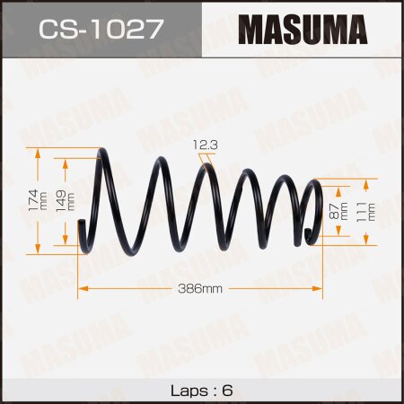 Coil spring Masuma, CS-1027