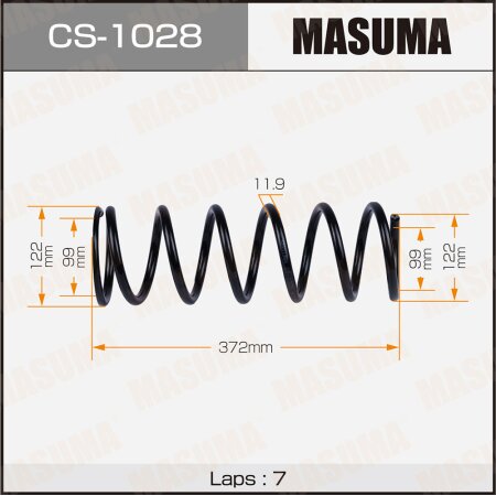 Coil spring Masuma, CS-1028