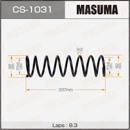 Coil spring Masuma, CS-1031