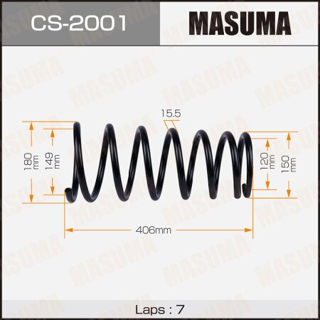 Coil spring Masuma, CS-2001