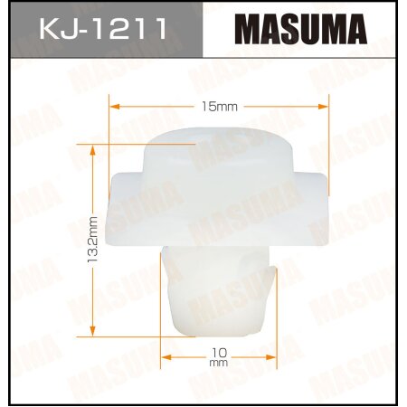 Retainer clip Masuma plastic, KJ-1211