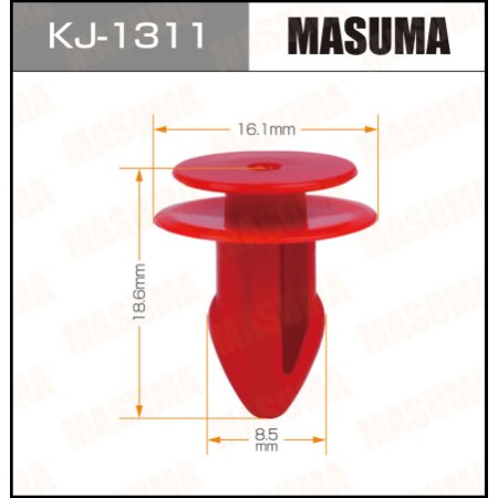 Retainer clip Masuma plastic, KJ-1311