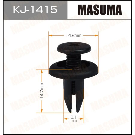 Retainer clip Masuma plastic, KJ-1415