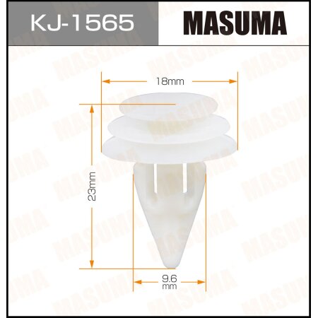 Retainer clip Masuma plastic, KJ-1565