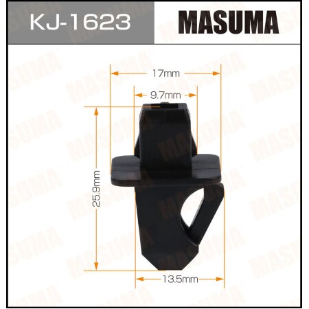 Retainer clip Masuma plastic, KJ-1623