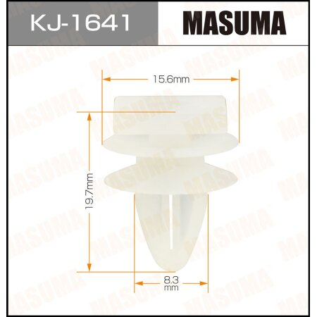 Retainer clip Masuma plastic, KJ-1641