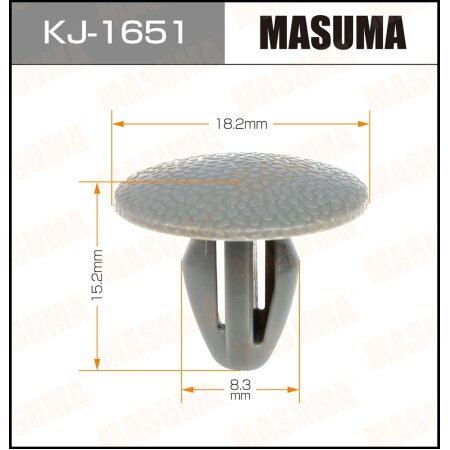 Retainer clip Masuma plastic, KJ-1651