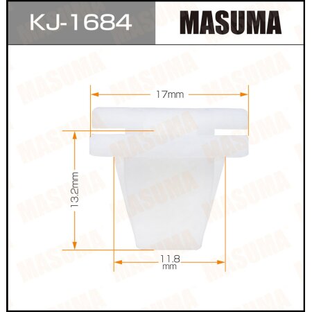 Retainer clip Masuma plastic, KJ-1684