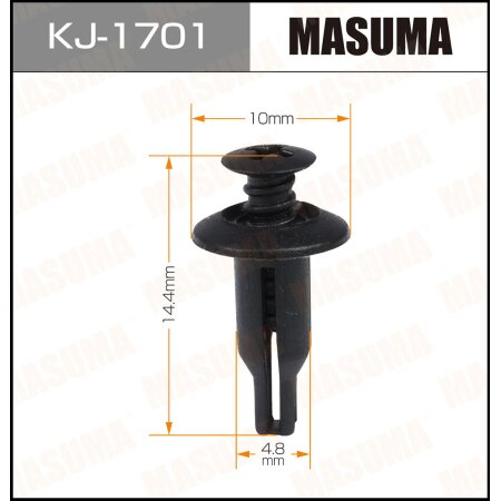 Retainer clip Masuma plastic, KJ-1701