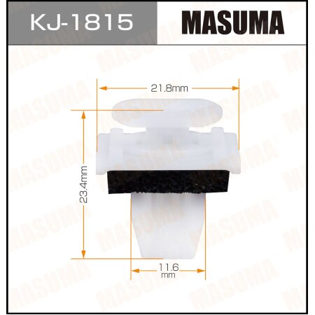 Retainer clip Masuma plastic, KJ-1815